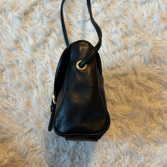 Michel Jordi Geneva Black Leather Edelweiss Crossbody bag - Picture 9 of 15
